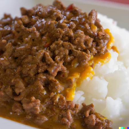 Beef Mince Curry & Rice