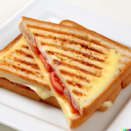 Cheese & Tomato Toasted Sandwich