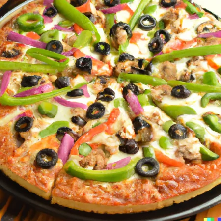 Vegetarian Pizza (Vegetarian Option)